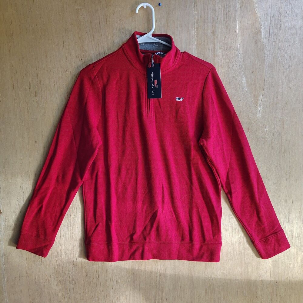 Vineyard Vines Women's Red Long Sleeve Shirt Size Large
